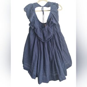 Free people cotton mini airy dress